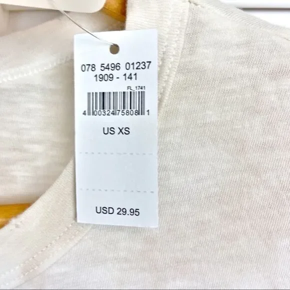 Aerie Neutral Tie Dye Keyhole Tee | Size XS | NEW - Picture 7 of 8